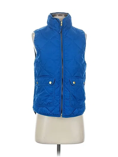 Pre-owned Jcrew Vest In Blue
