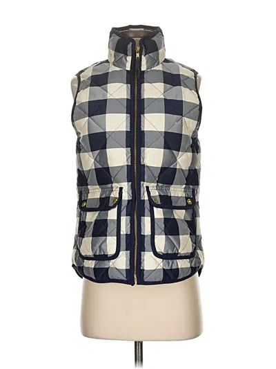 Pre-owned Jcrew Vest In Blue