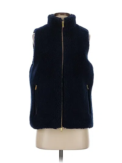 Pre-owned Jcrew Vest In Blue