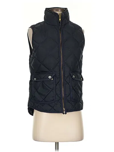 Pre-owned Jcrew Vest In Blue