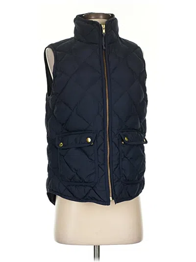 Pre-owned Jcrew Vest In Blue