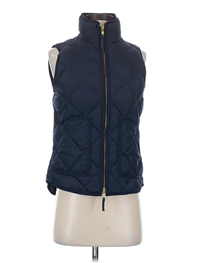 Pre-owned Jcrew Vest In Blue