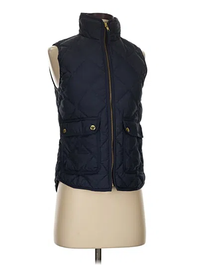 Pre-owned Jcrew Vest In Blue
