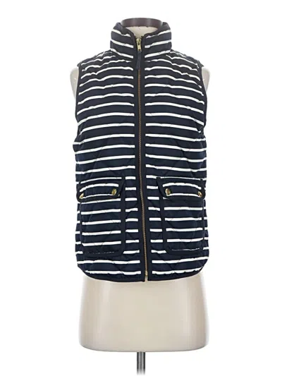 Pre-owned Jcrew Vest In Blue