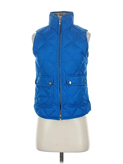 Pre-owned Jcrew Vest In Blue