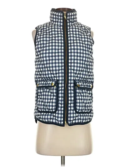Pre-owned Jcrew Vest In Blue