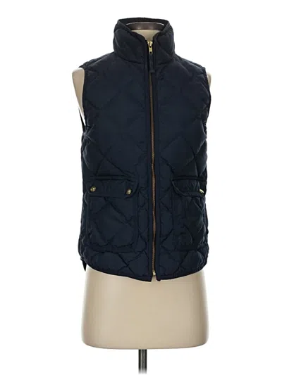 Pre-owned Jcrew Vest In Blue