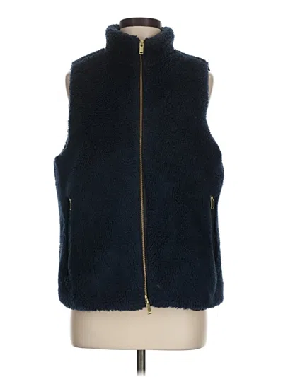 Pre-owned Jcrew Vest In Blue