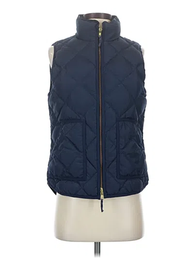 Pre-owned Jcrew Vest In Blue