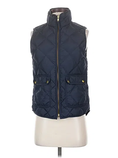 Pre-owned Jcrew Vest In Blue