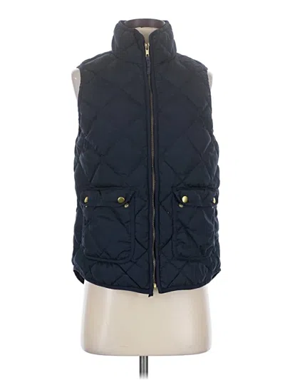 Pre-owned Jcrew Vest In Blue