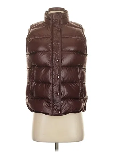 Pre-owned Jcrew Vest In Brown