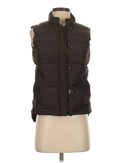 Pre-owned Jcrew Vest In Brown