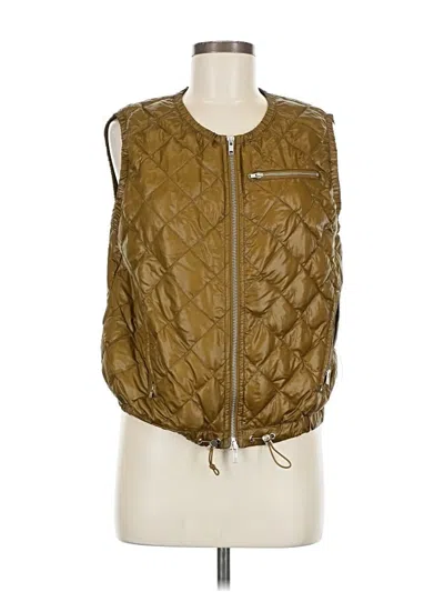 Pre-owned Jcrew Vest In Gold