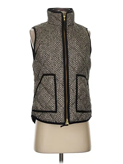 Pre-owned Jcrew Vest In Gold