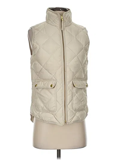Pre-owned Jcrew Vest In Gold