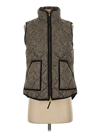 Pre-owned Jcrew Vest In Gold