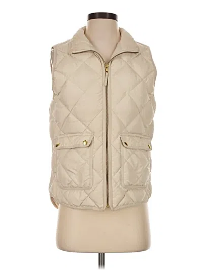Pre-owned Jcrew Vest In Gold
