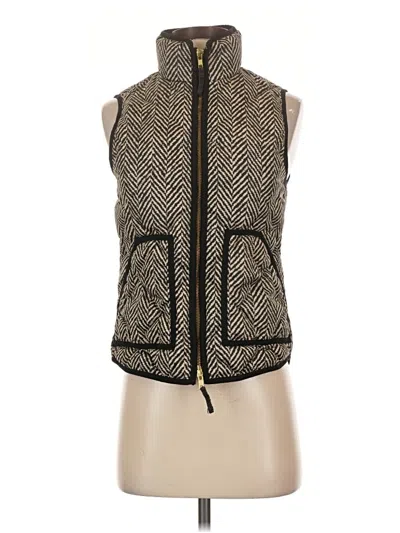 Pre-owned Jcrew Vest In Gold