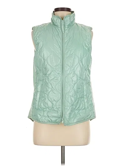 Pre-owned Jcrew Vest In Green