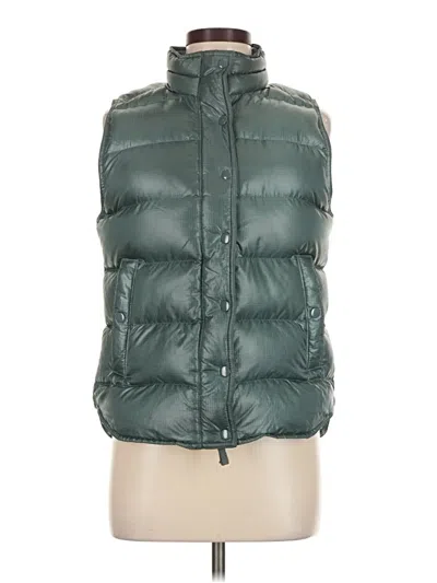 Pre-owned Jcrew Vest In Green