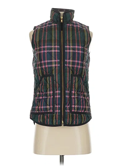 Pre-owned Jcrew Vest In Green
