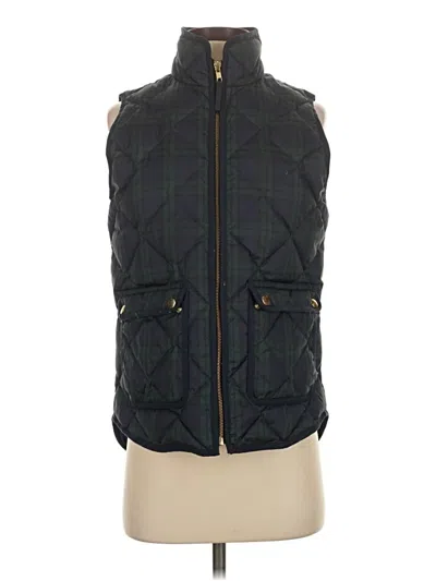 Pre-owned Jcrew Vest In Green