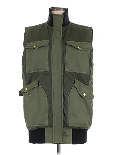 Pre-owned Jcrew Vest In Green