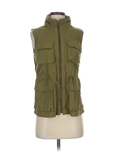 Pre-owned Jcrew Vest In Green