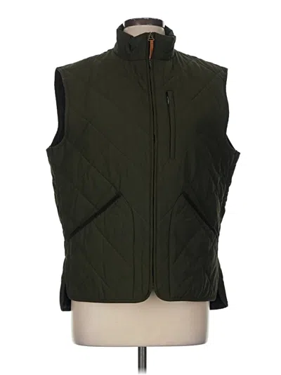 Pre-owned Jcrew Vest In Green