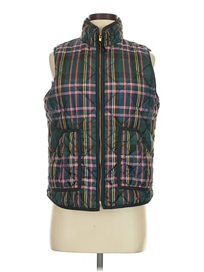 Pre-owned Jcrew Vest In Green