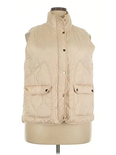 Pre-owned Jcrew Vest In Ivory
