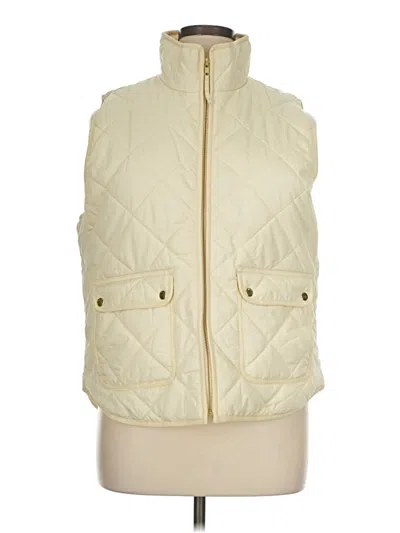 Pre-owned Jcrew Vest In Ivory
