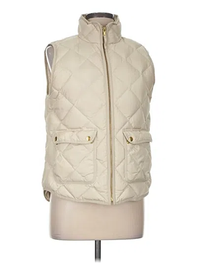 Pre-owned Jcrew Vest In Ivory