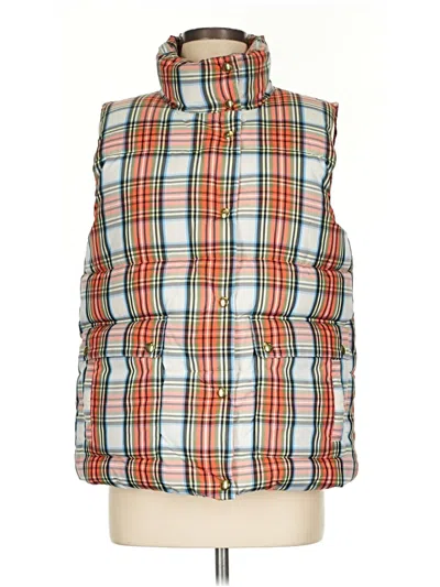 Pre-owned Jcrew Vest In Orange