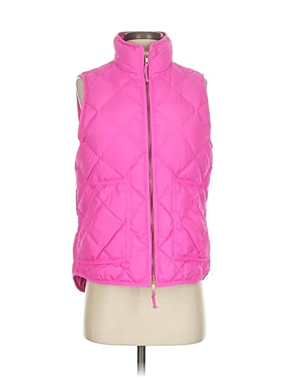 Pre-owned Jcrew Vest In Pink