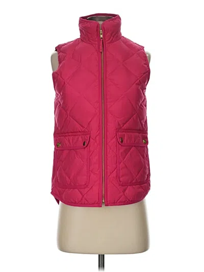 Pre-owned Jcrew Vest In Pink