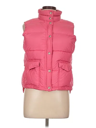 Pre-owned Jcrew Vest In Pink