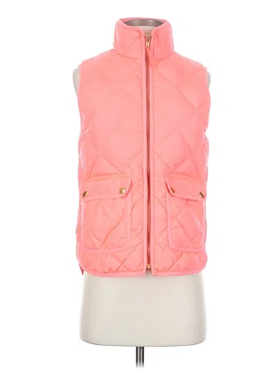 Pre-owned Jcrew Vest In Pink