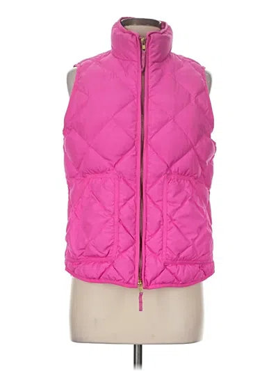 Pre-owned Jcrew Vest In Pink