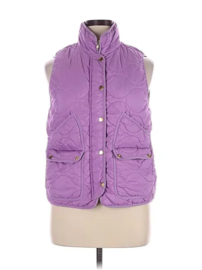 Pre-owned Jcrew Vest In Purple