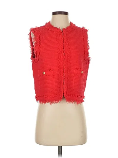 Pre-owned Jcrew Vest In Red