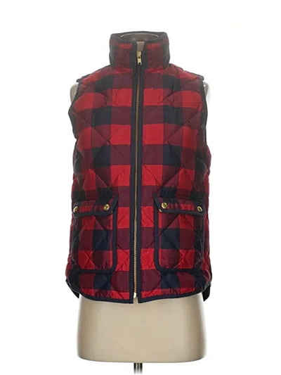 Pre-owned Jcrew Vest In Red