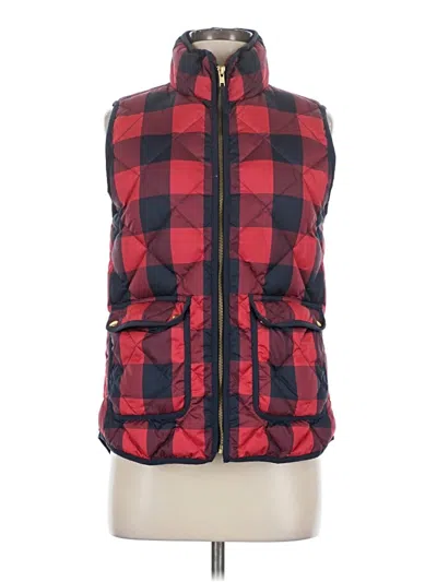 Pre-owned Jcrew Vest In Red