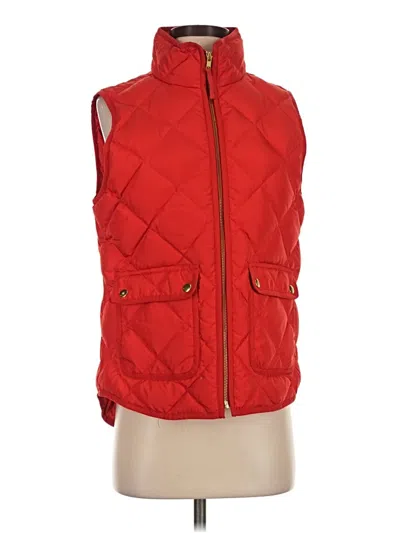 Pre-owned Jcrew Vest In Red