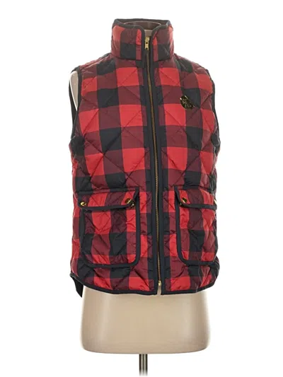 Pre-owned Jcrew Vest In Red