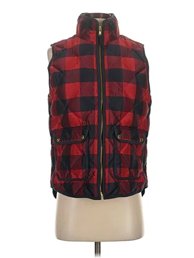 Pre-owned Jcrew Vest In Red