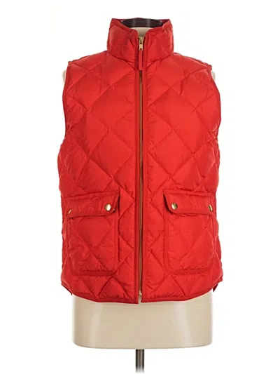 Pre-owned Jcrew Vest In Red