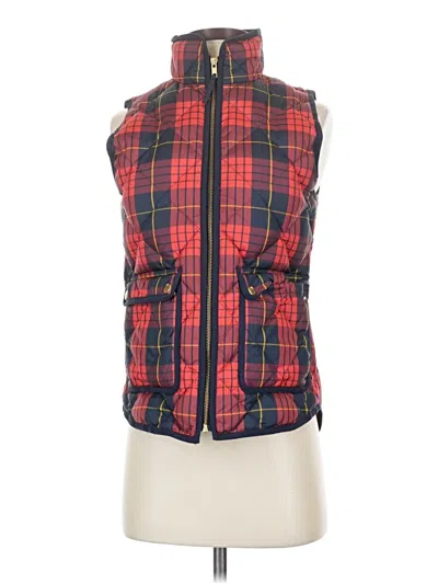 Pre-owned Jcrew Vest In Red