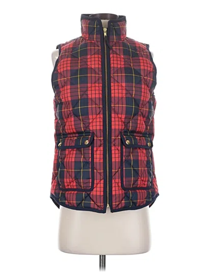 Pre-owned Jcrew Vest In Red